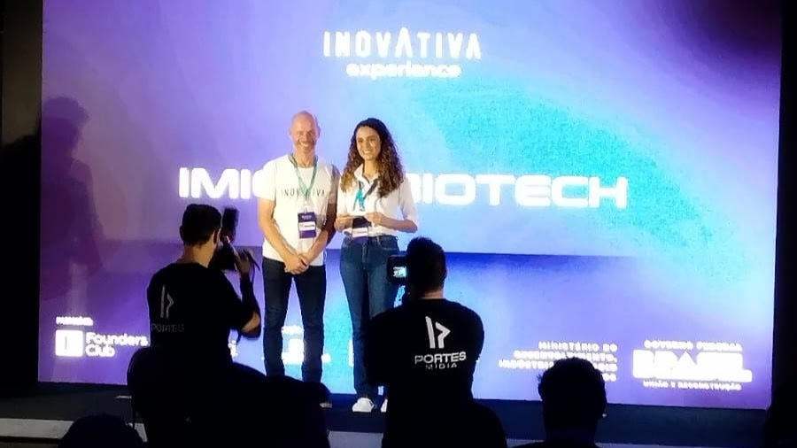 The CEO Júlia Rosa Moreira’s @i-micro-biotech received recognition from investors at InovAtiva Brasil Sebrae-SP Sebrae for Startups in São Paulo. Let’s catch up: fabianezambon@gmail.com