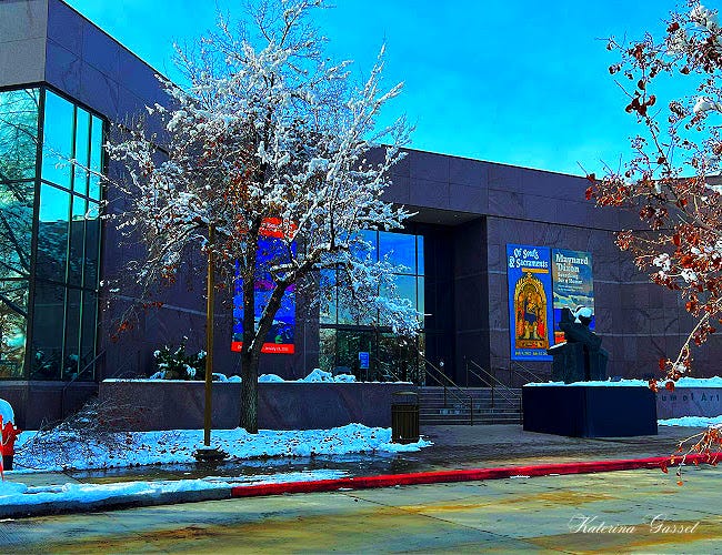 Touring the famous BYU Museum of Art- one the best things to do in Provo Utah