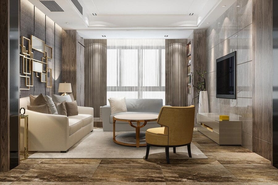 Godrej Nurture Bhandup — luxury living room