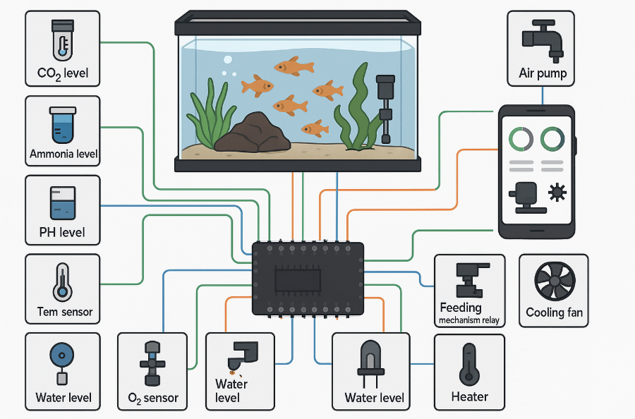 Embedded System -Aquarium Automation and Maintenance