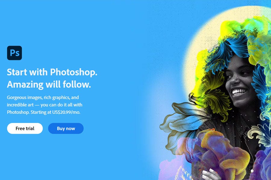 How to install Adobe Photoshop for free?