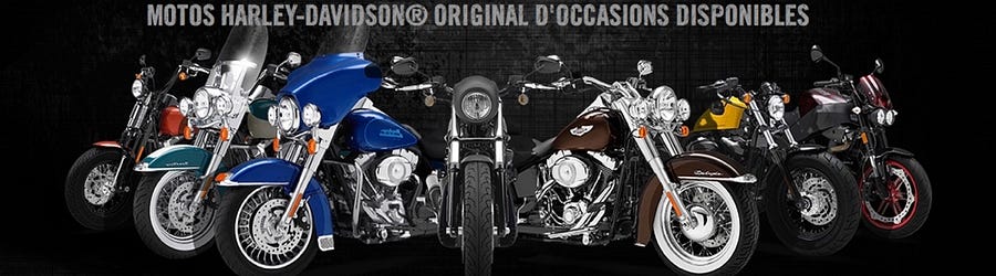 Jetez un œil à nos occasions Harley-Davidson : il y a des chances pour que la moto de vos rêves s'y trouve.
