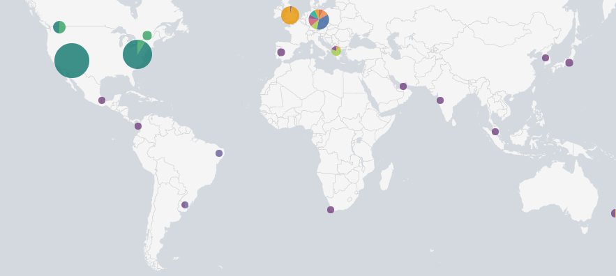 356 people from 43 different countries attended High Fidelity's load test.