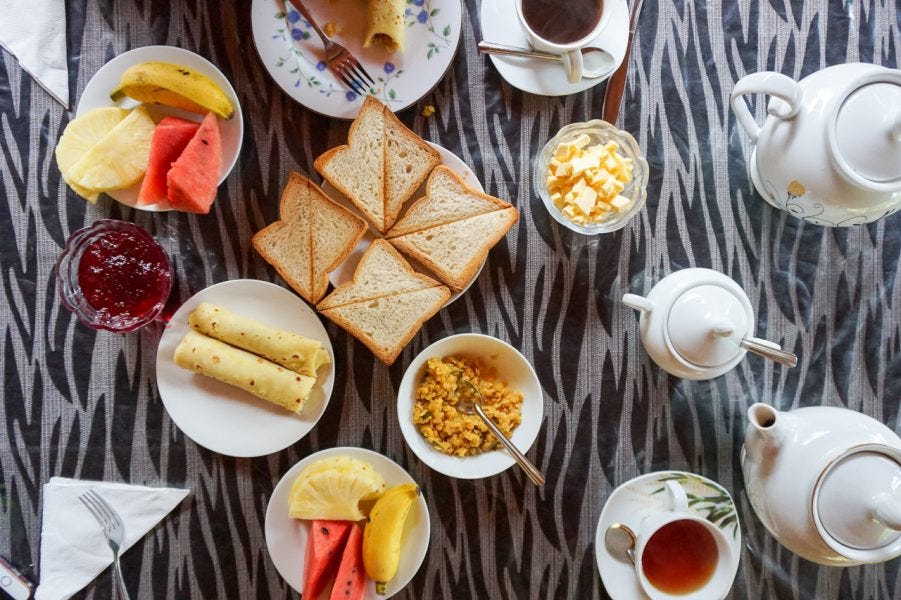 Mount Breezevilla Breakfast