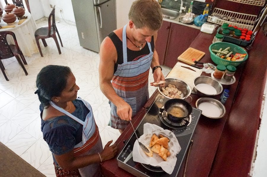 Cooking Papadums