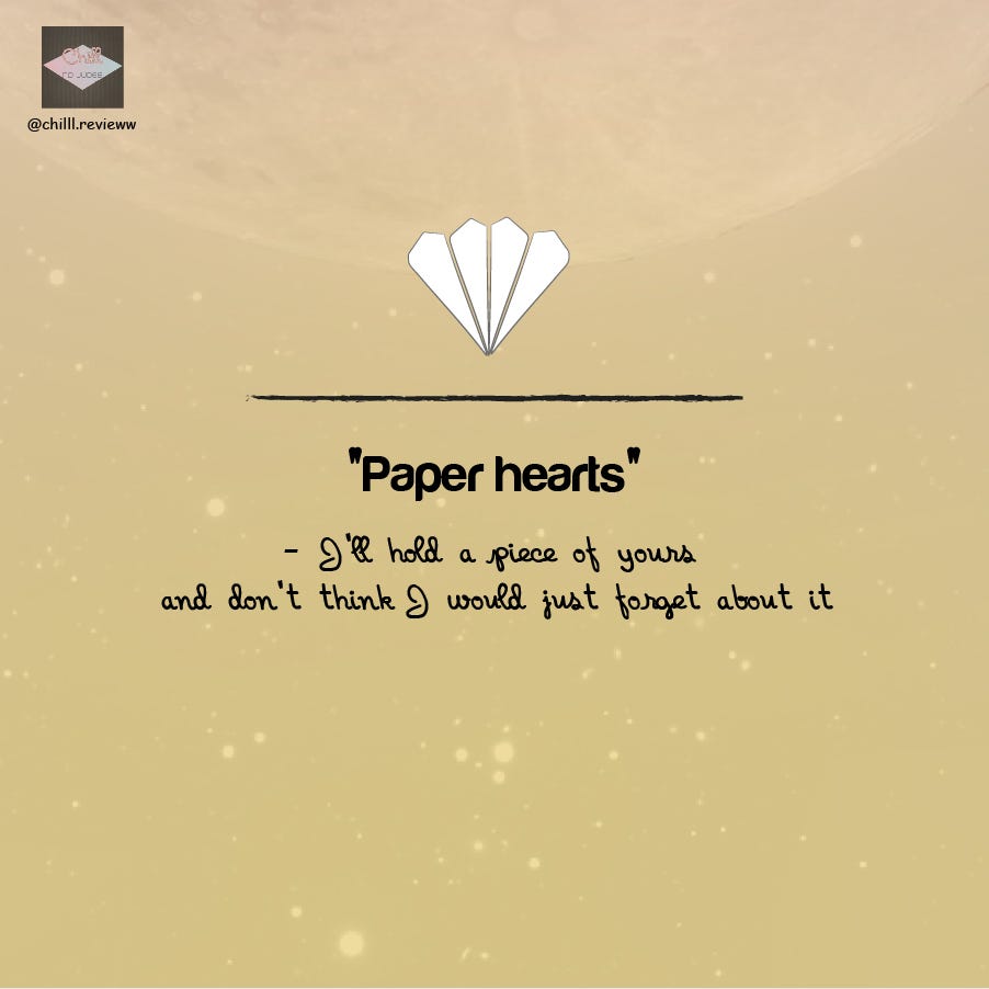 chill diary Paper Hearts