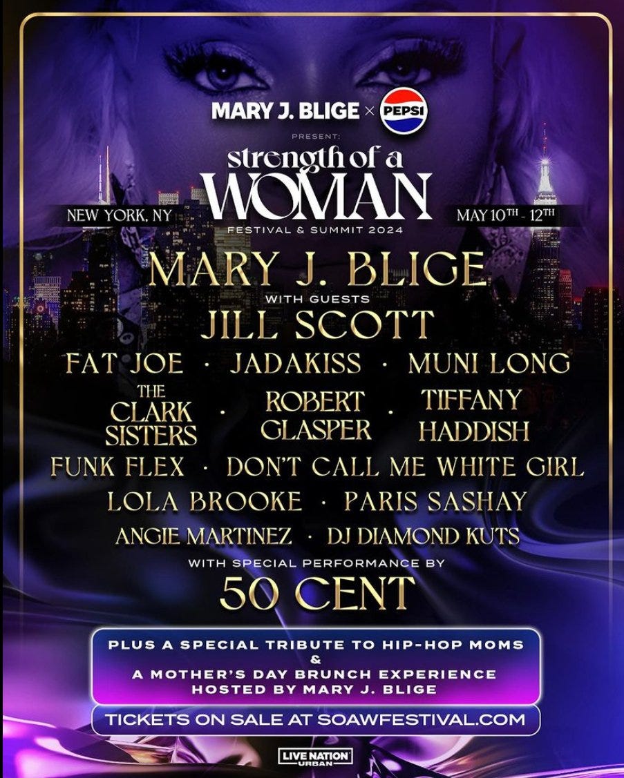 Line-up for 2024 Strength of A Woman Festival