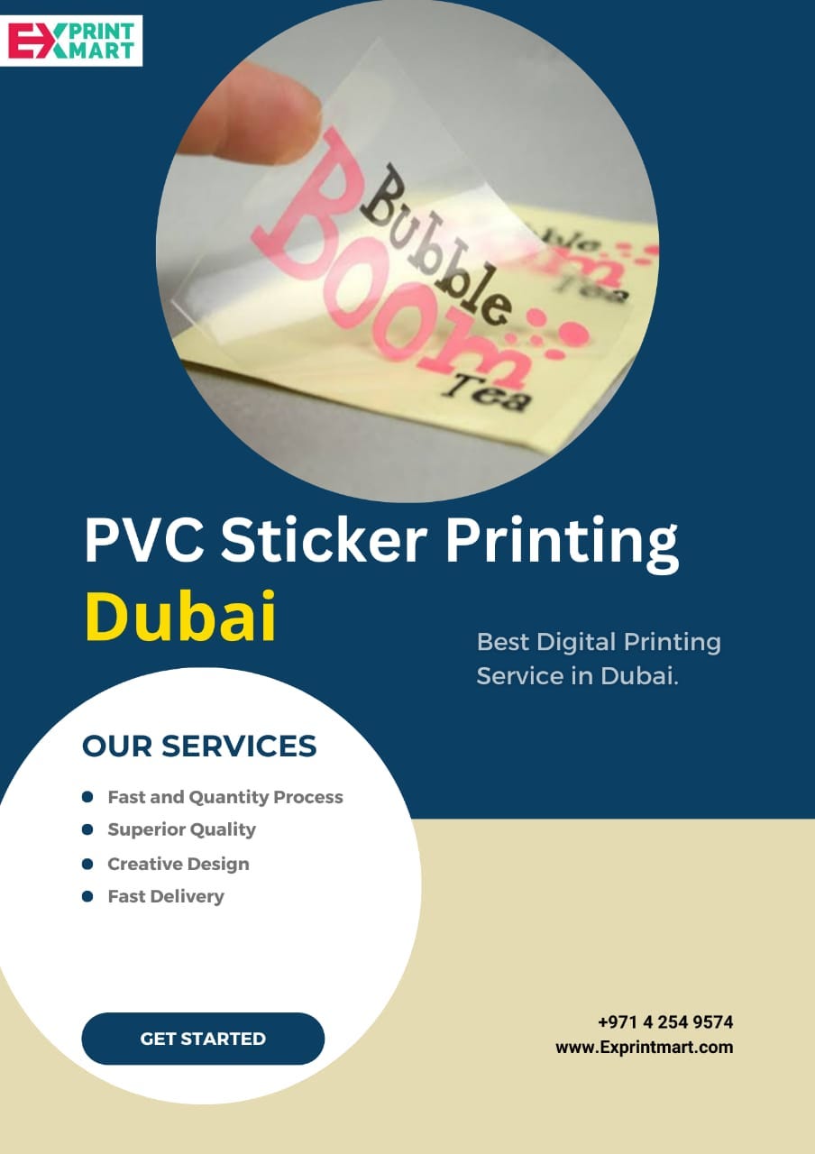 PVC glass sticker, PVC stickers, vinyl stickers, sticker printing UAE,