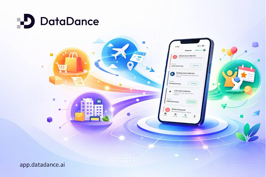 DataDance Wallet Expands Data Uploads to Airbnb, Booking, and Luma for User Rewards