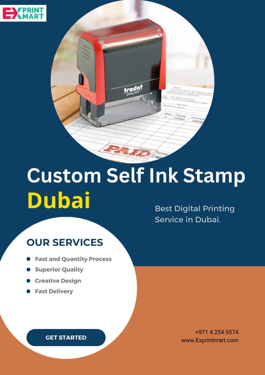 self ink stamp, stamp, company stamp UAE, rubber stamp in Dubai,