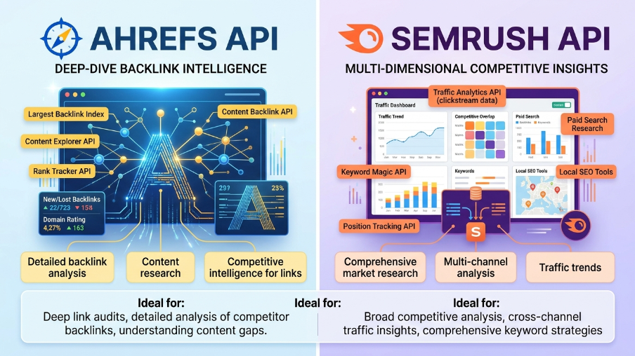 Ahrefs API vs Semrush API: Which One Actually Belongs in Your SEO Stack