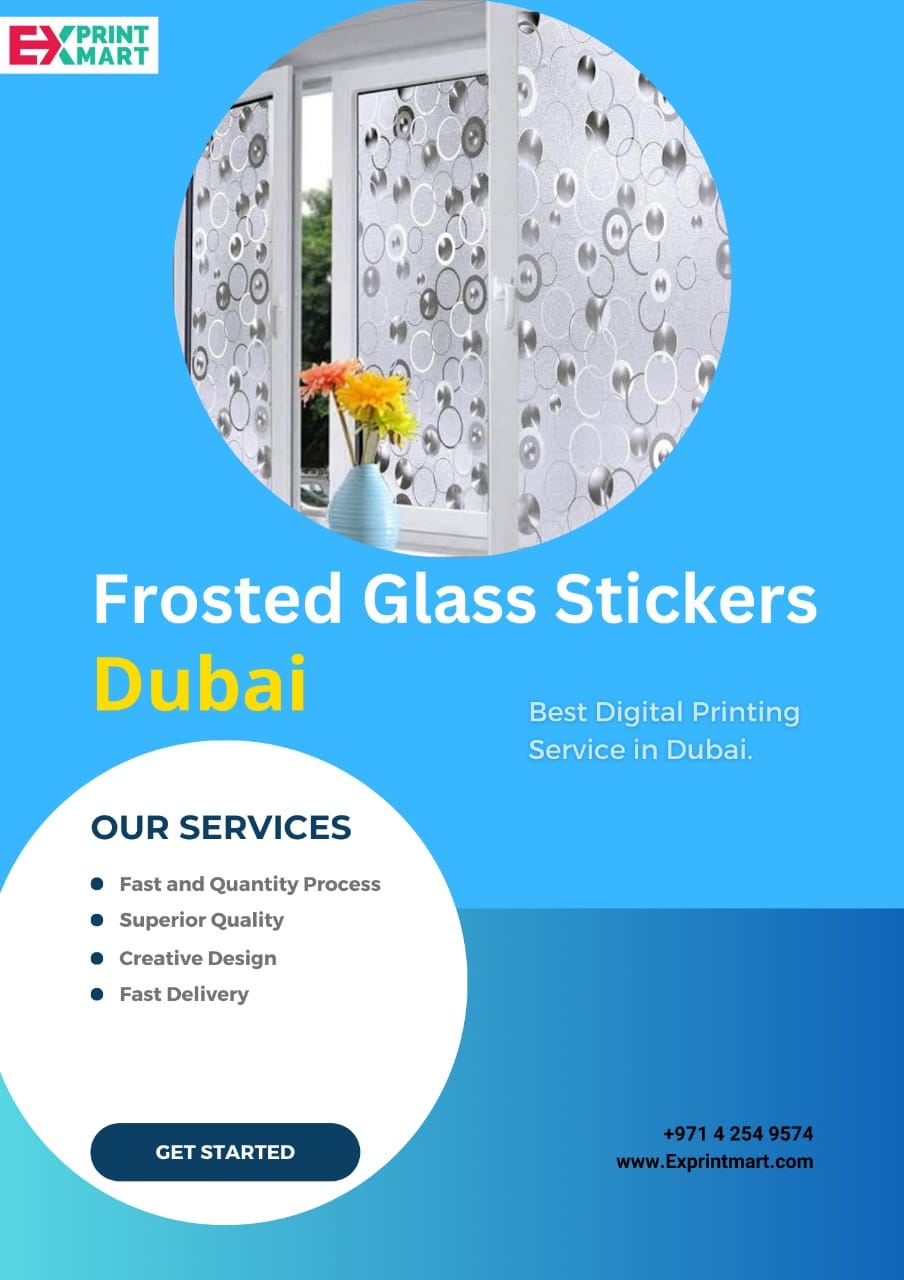 frosted sticker, Dubai sticker, one way vision sticker, glass sticker design,