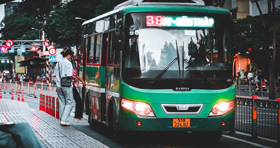 Urban bus in Vietnam