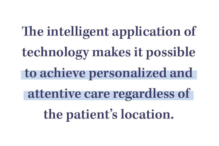 Technology, automation, and evidence-based clinical practices enable high quality service and mitigate acute events