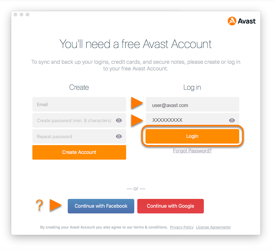 Your Avast Account