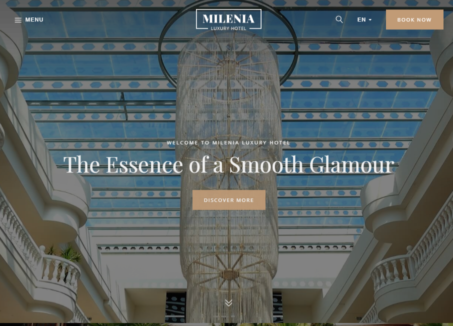 Millenia — Grid Web Templates for Resorts and Hotel