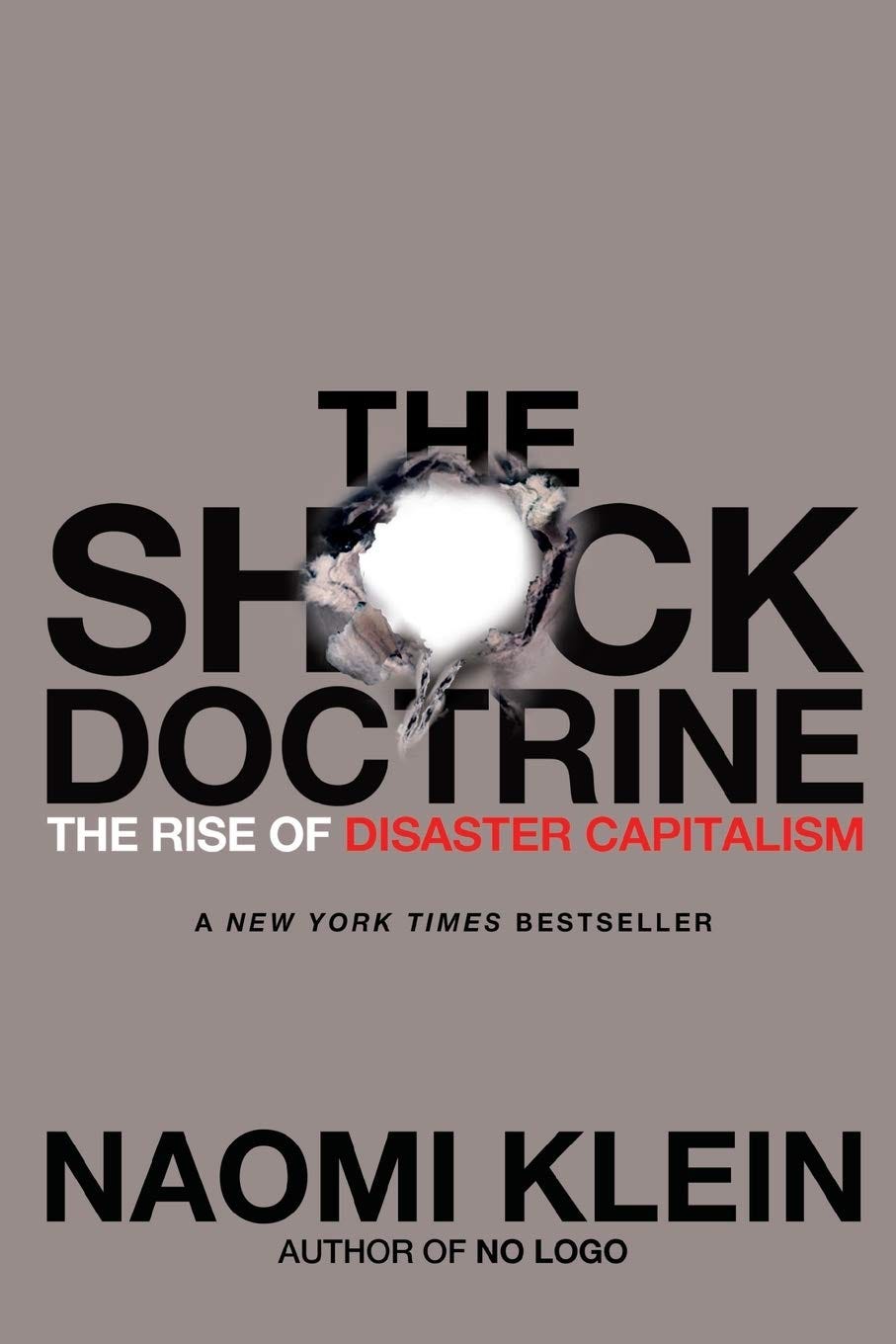 Naomi Klein, The Shock Doctrine the rise of disaster capitalism