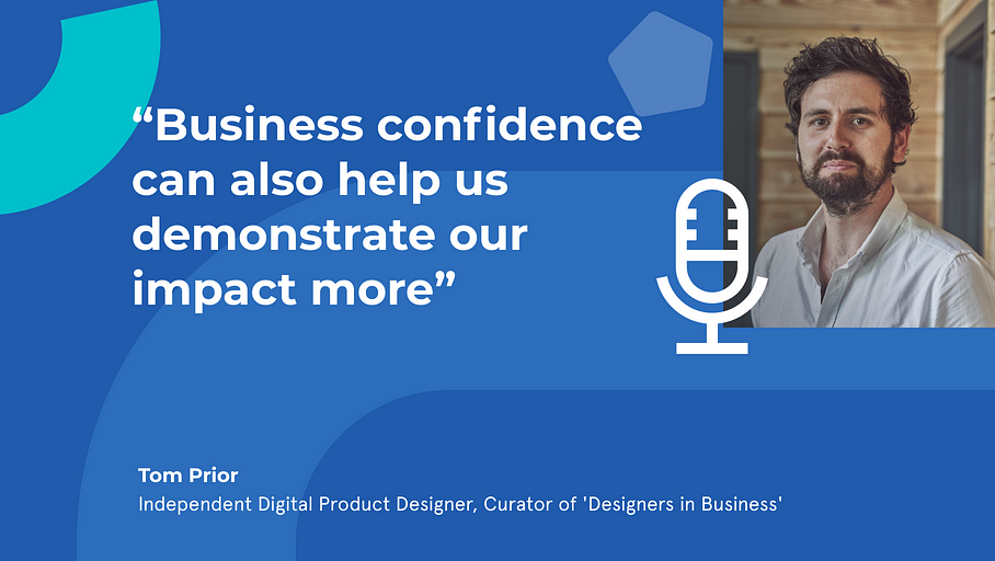 Business confidence can also help us demonstrate our impact more