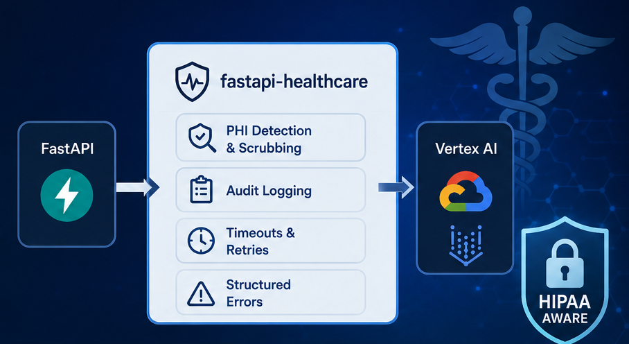 Stop Leaking Patient Data in Your ML Logs: A FastAPI — Healthcare Package