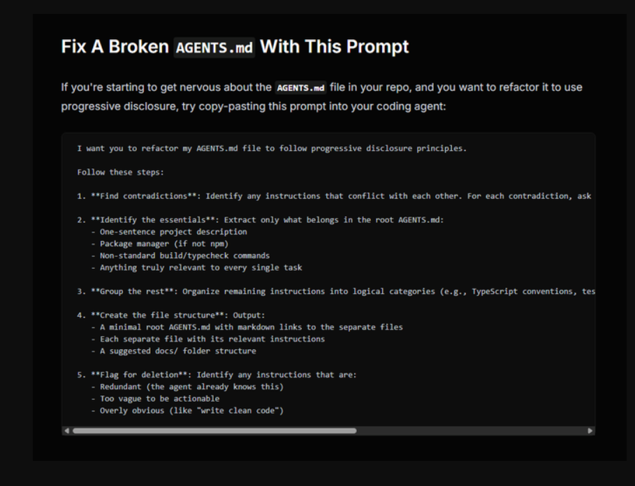 Bad AGENTS.md Are Making Your Coding Agent Worse