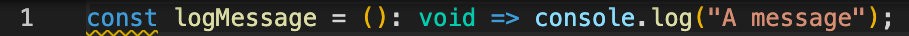 A basic function that returns void.