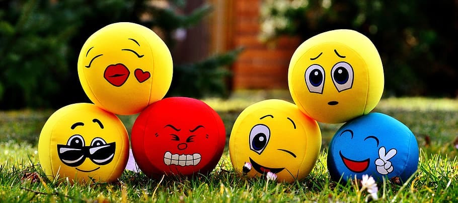 A group of emoticons