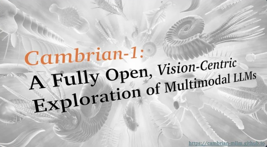 Cambrian 1 is born: Xie Saining and Yann LeCun’s team released the most powerful open source…