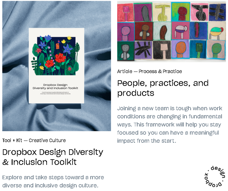 Image of Alastair’s latest Tool + Kit -Creative Culture from Dropbox.Design