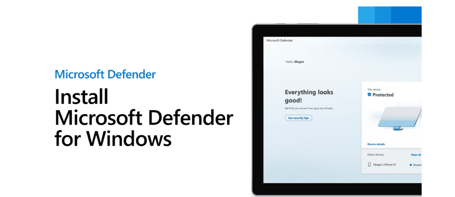 Windows Defender download link page