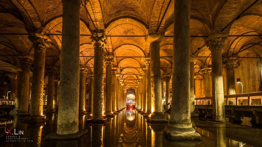 Basilica Cistern Empty, Istanbul, 30 f6.2 iso 100 @ 17mm