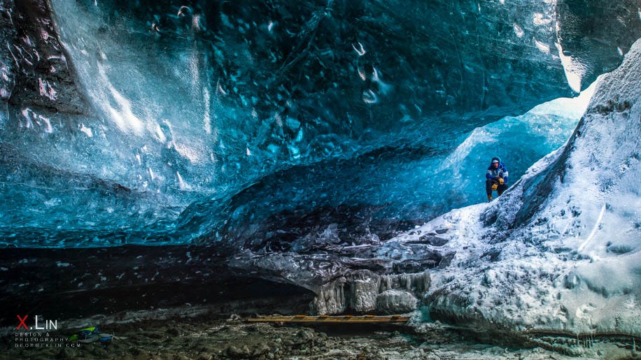 Crystal Cave, Vatnajokull Glacier, Vatnajokull National Park, Iceland, 3.1 f8 Iso 50 @ 35mm