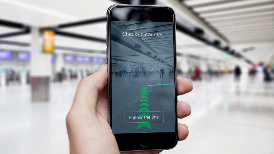 Gatwick Airport App, a two-time award winning Augmented Reality application