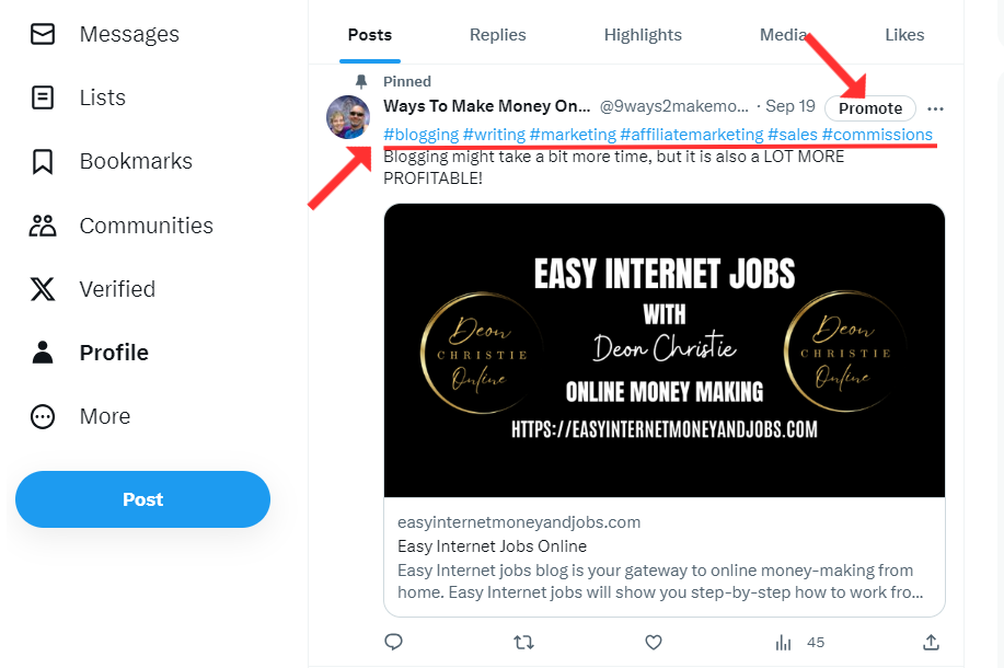 Twitter Promote With Paid Ads For Pennies Generating Sales Choosing A Tweet