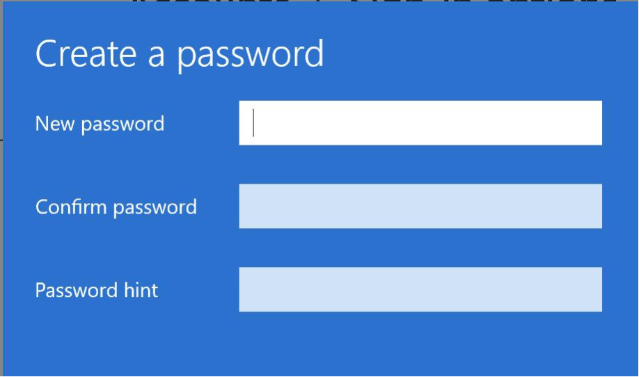 Set a complex password for the account login