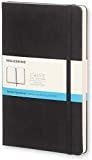 Moleskine Classic Notebook, Hard Cover, Large (5' x 8.25') Dotted, Black, 240 Pages
