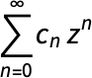 Hypergeometric series formula