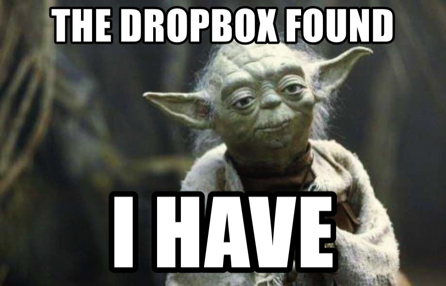 The Dropbox Found I Have. Image powered by Nimbus Platform