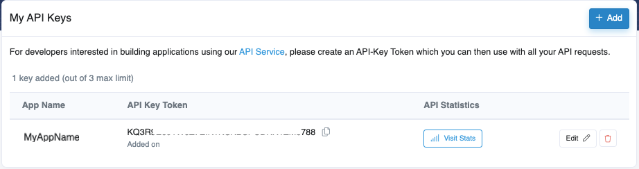 Smart Contract: Etherscan API Key Details