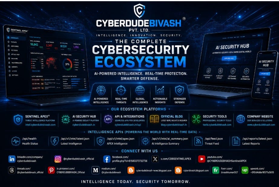CYBERDUDEBIVASH® Pvt.