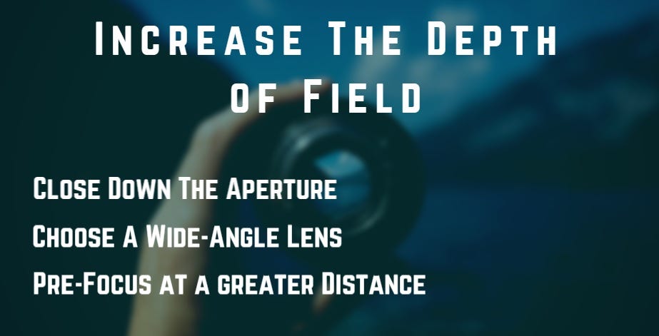 Depth of Field in Zone Focusing