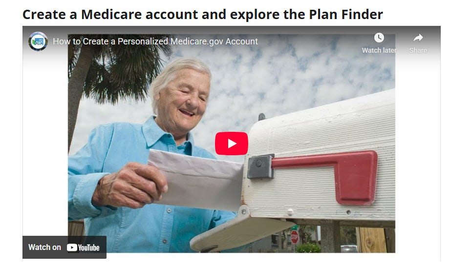 A Medicare beneficiary picking up a letter from their mailbox