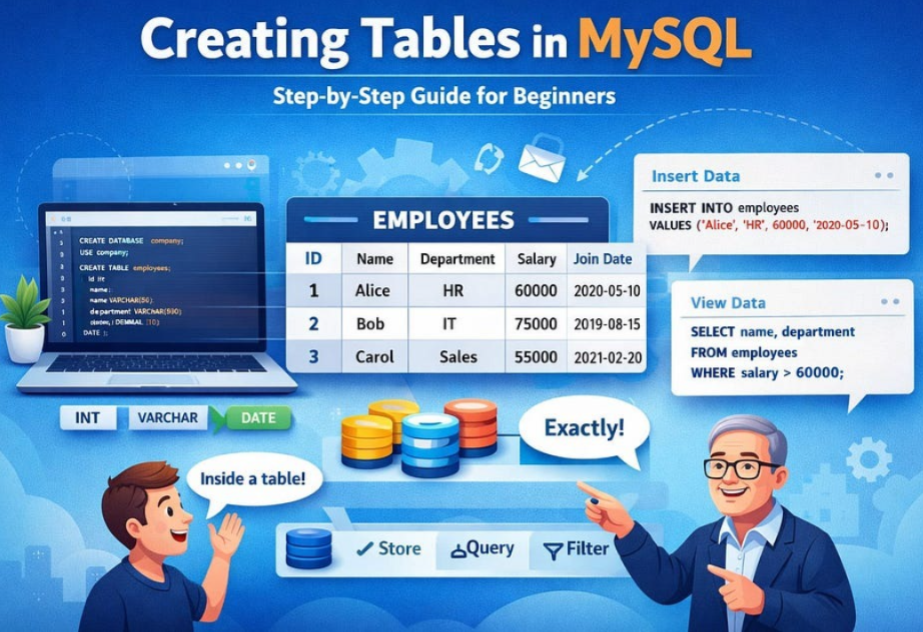 Creating Table in MySQL