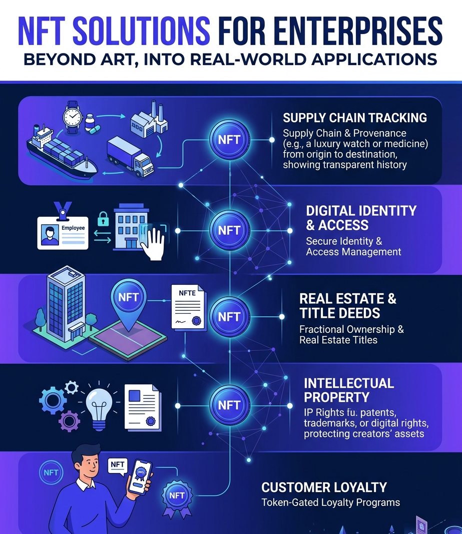 NFT Solutions for Enterprises: Beyond Art, Into Real-World Applications
