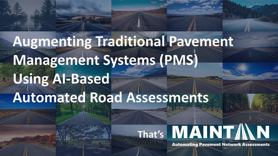 Driving the Future: How Maintain-AI Augments Traditional Pavement Management Systems for Smarter, Safer Roads.