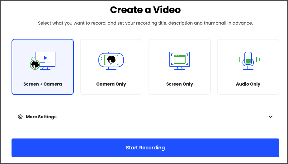 Create a video