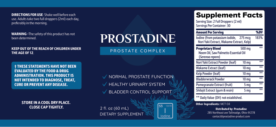 Prostadine Supplement Details