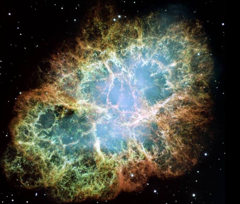 The Crab Nebula photo from Hubble, NASA