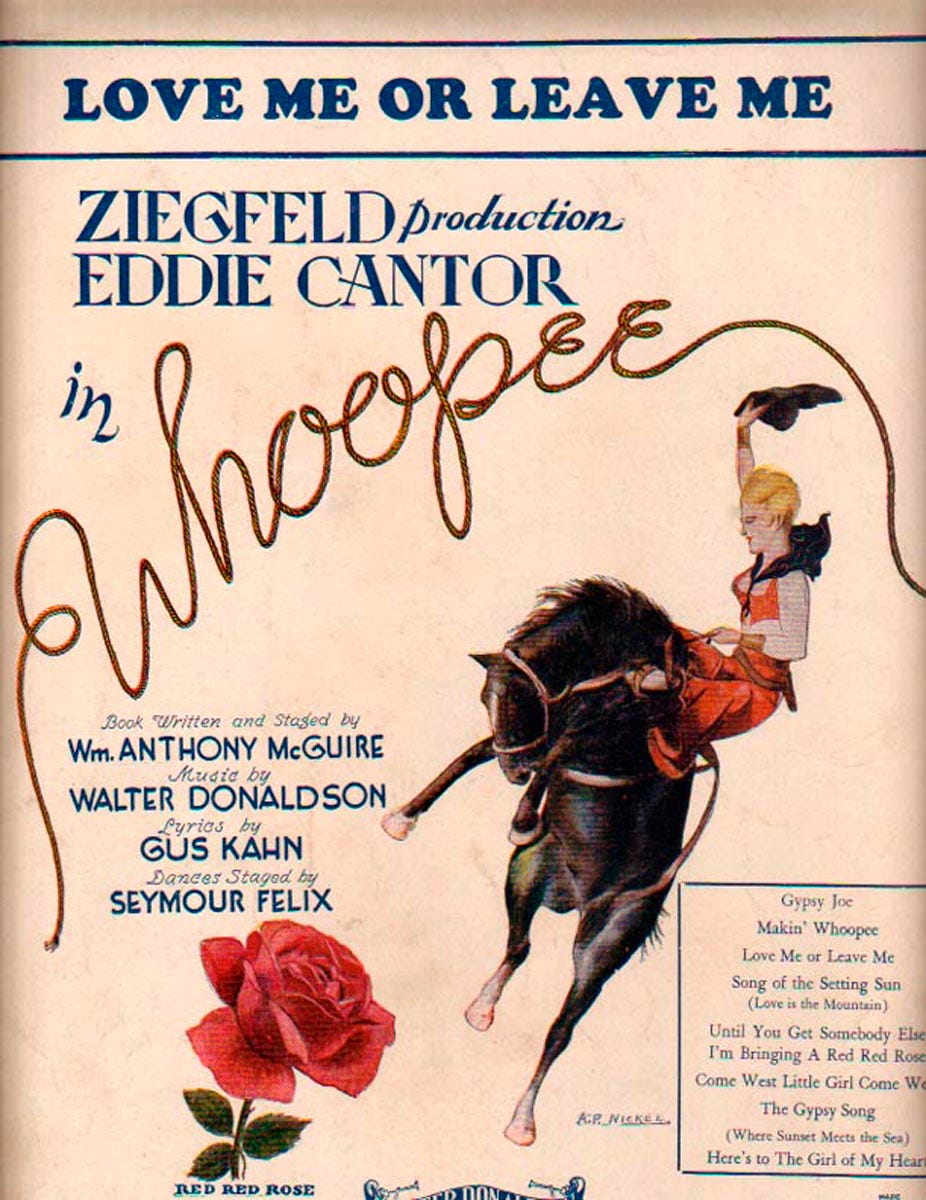 Афыша Whoopie, 1928