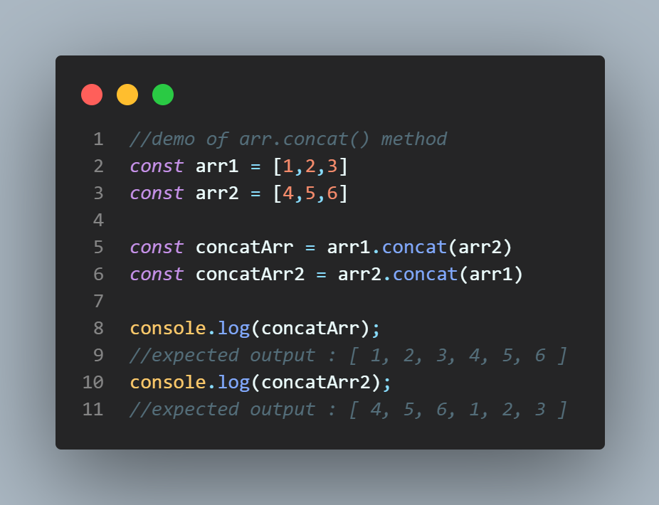 Array.concat example