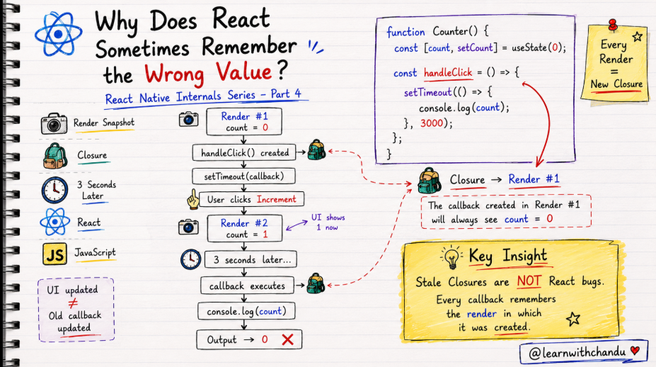 Why Does React Sometimes Remember the Wrong Value?